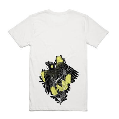 Yellow-tailed Black Cockatoo Men's T-shirt Thumbnail